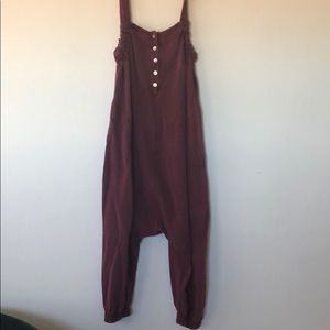 Free People Sweat Pants Romper